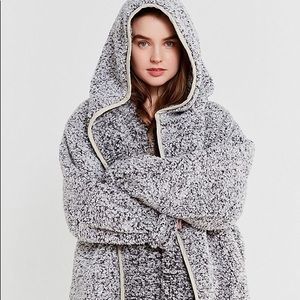 UO Shaila Oversized Fuzzy Jacket